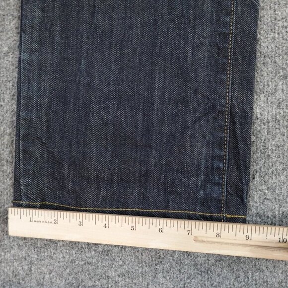 Denim & Supply Mens Jeans 38 x 34 Blue Straight Slouch Zip Fly - Picture 4 of 13